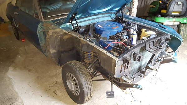 ...noch mit Spritzschutz