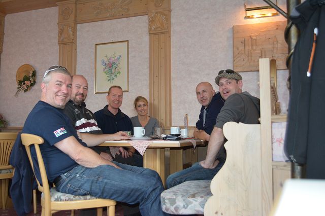 David war schon weg, schade.