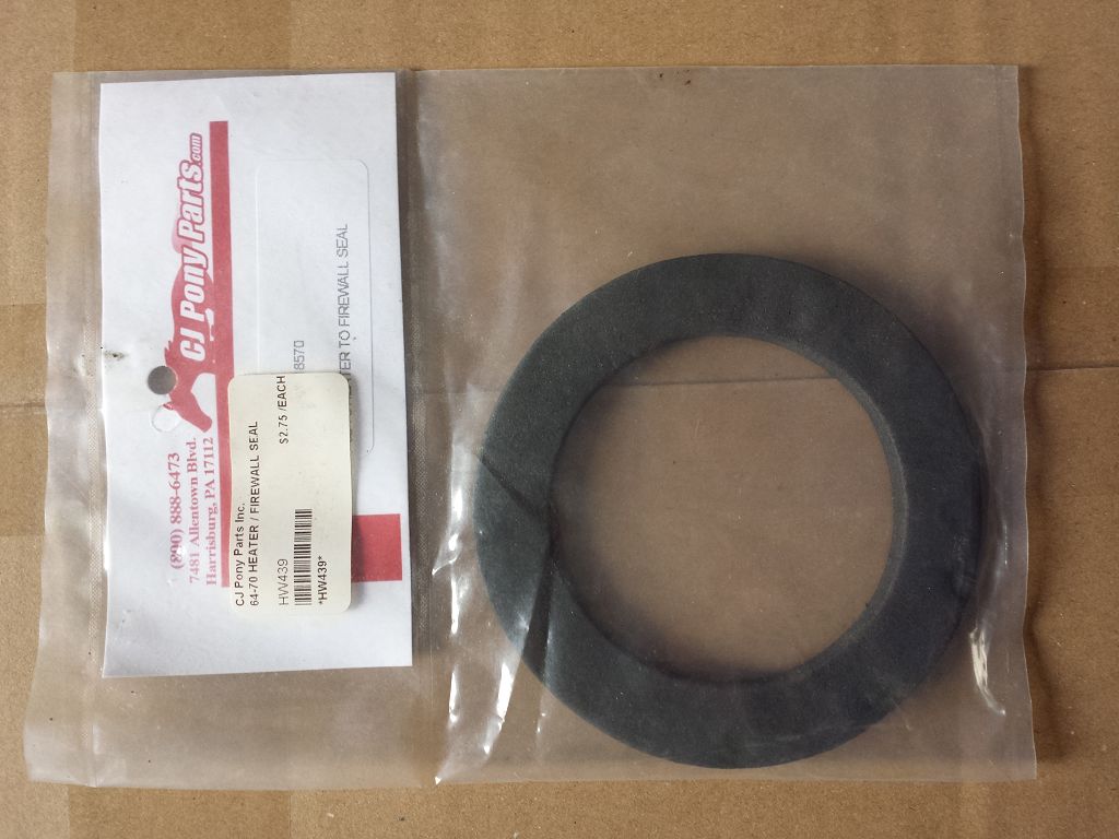 1965-1970 Heater To Firewall Sea - 3 Euro