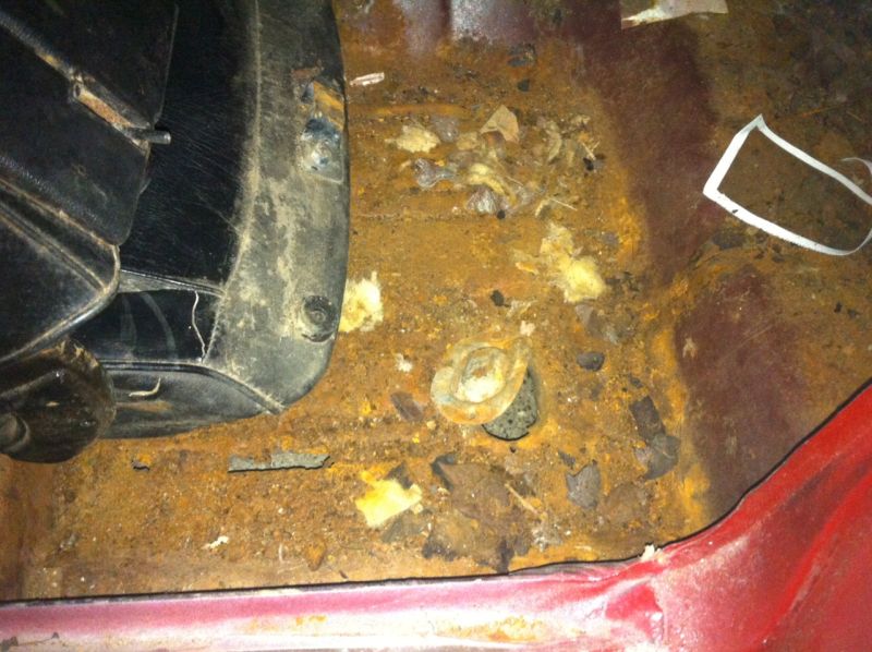 schöner Fußraum .-(