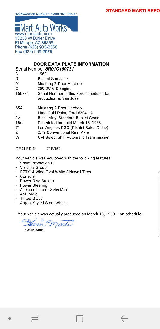Marti report
