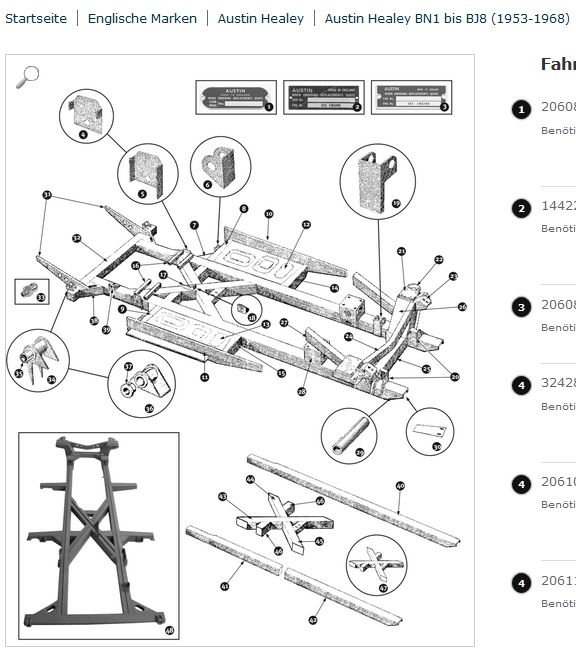 Rahmen Austin Healey.JPG