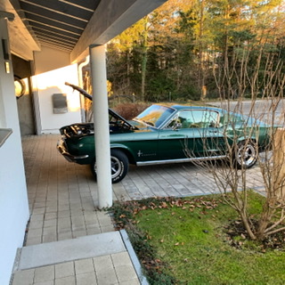 Mein Traum vor der Garage