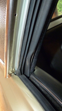 Dreiecksfenster links