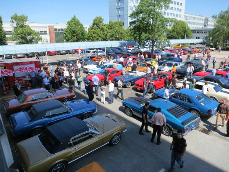 Vorstellung des neuen Mustang im Ford-Werk