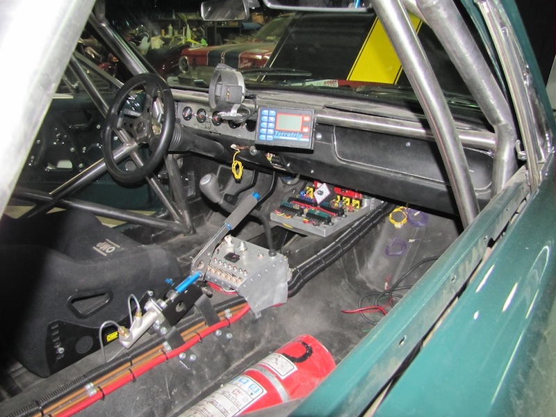 Noch ohne Beifahrersitz