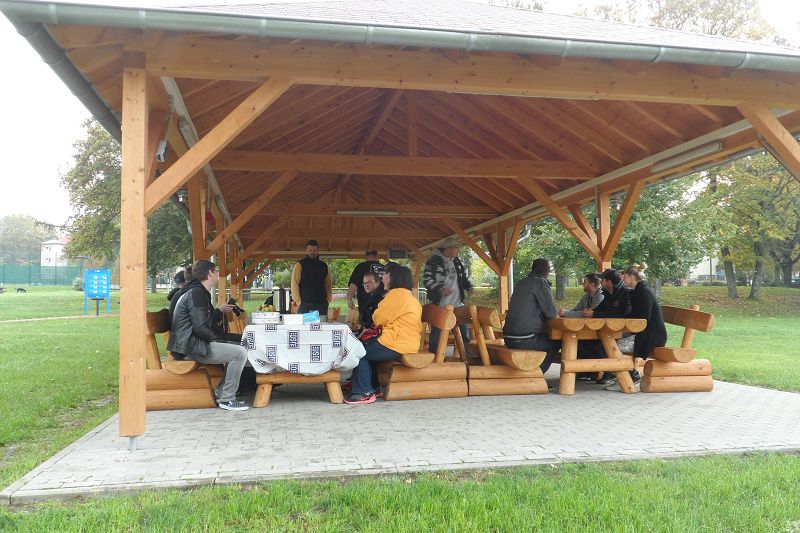 Frühstück auf der Base