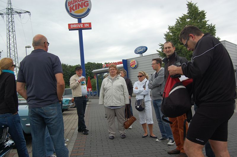 Und die ersten Fotographen sind auch schon da